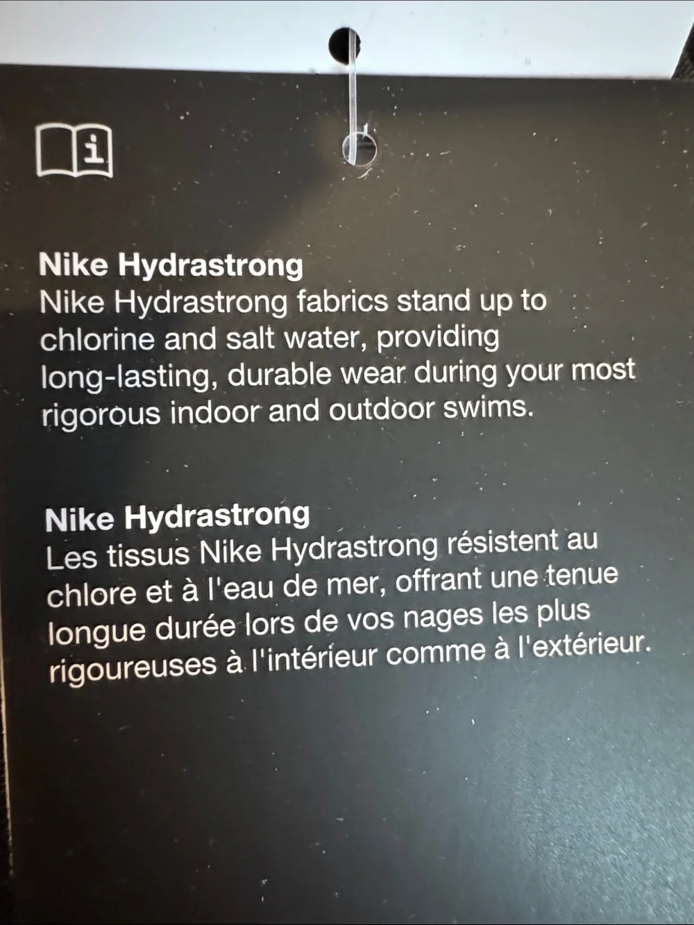 Nike Men's Hydrastrong Solid Swim Brief 32 Medium NWT Black